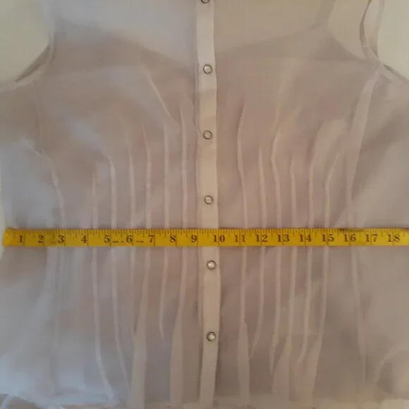 Anthropologie  Pleated Top  with Tank NWT - Picture 13 of 16